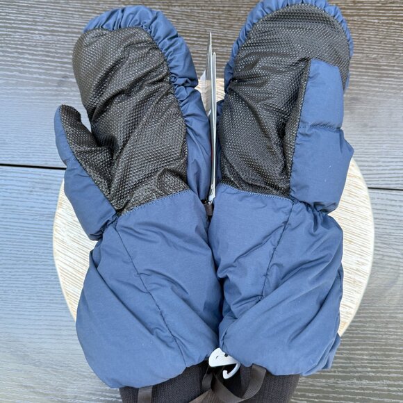 MOUNTAIN HARDWEAR GLACIAL STORM MITT Unisex Large Primaloft Mittens Blue Winter - Picture 3 of 9